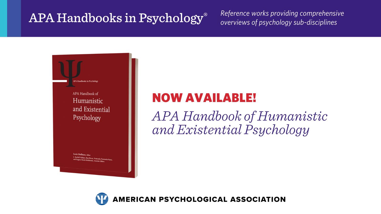 APA Databases - New Handbook just dropped! The two-volume... | Facebook