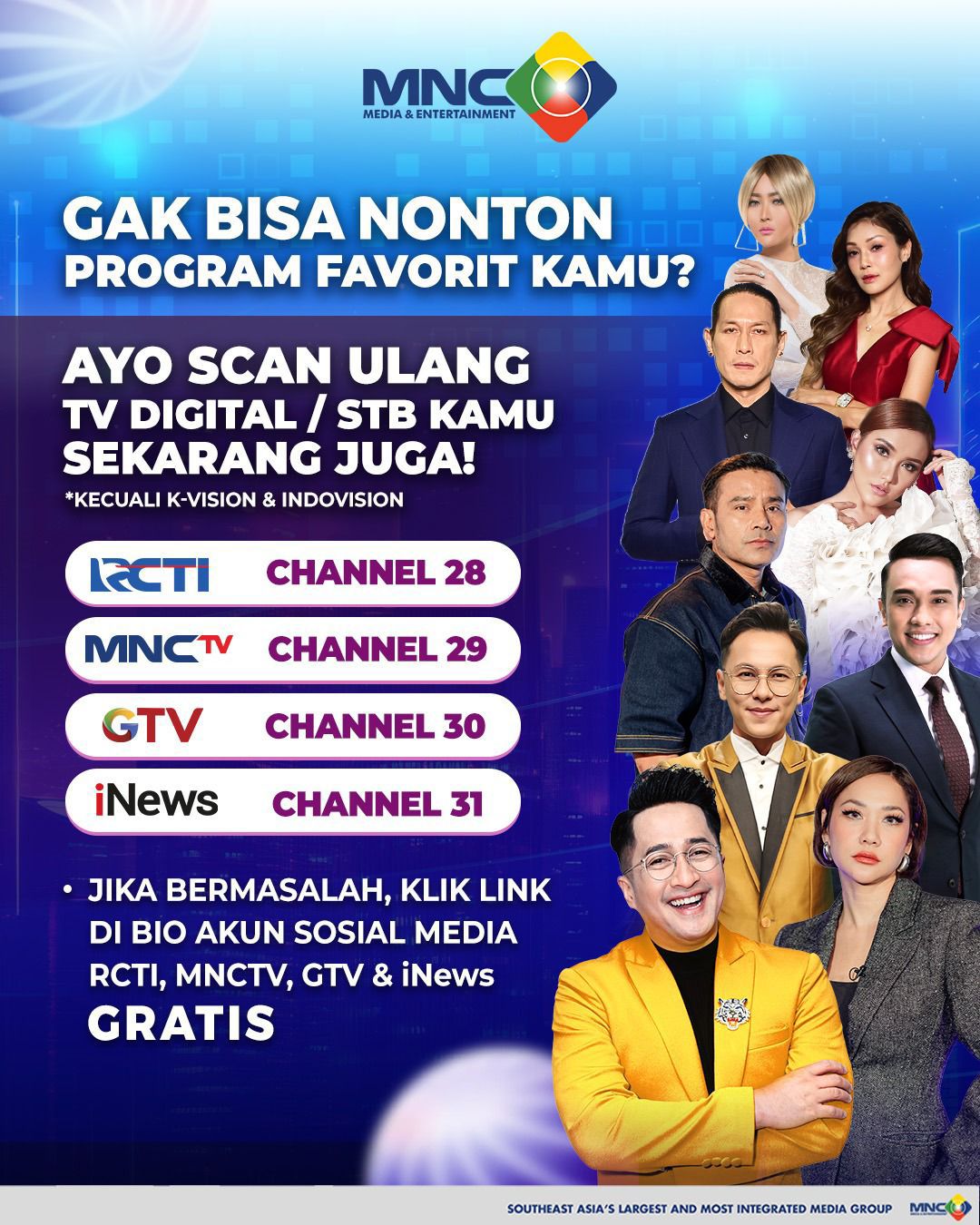 iNews - NGGAK BISA NONTON PROGRAM FAVORIT KAMU? Yuk, scan ulang TV ...