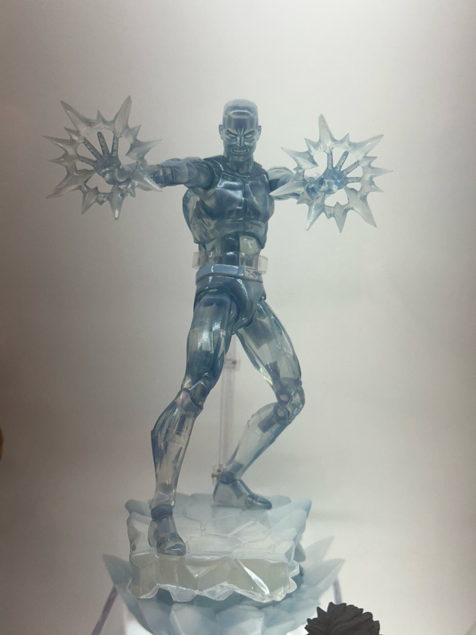 Mafex No. 283 Marvel X-Men Iceman in sub-standard condition 