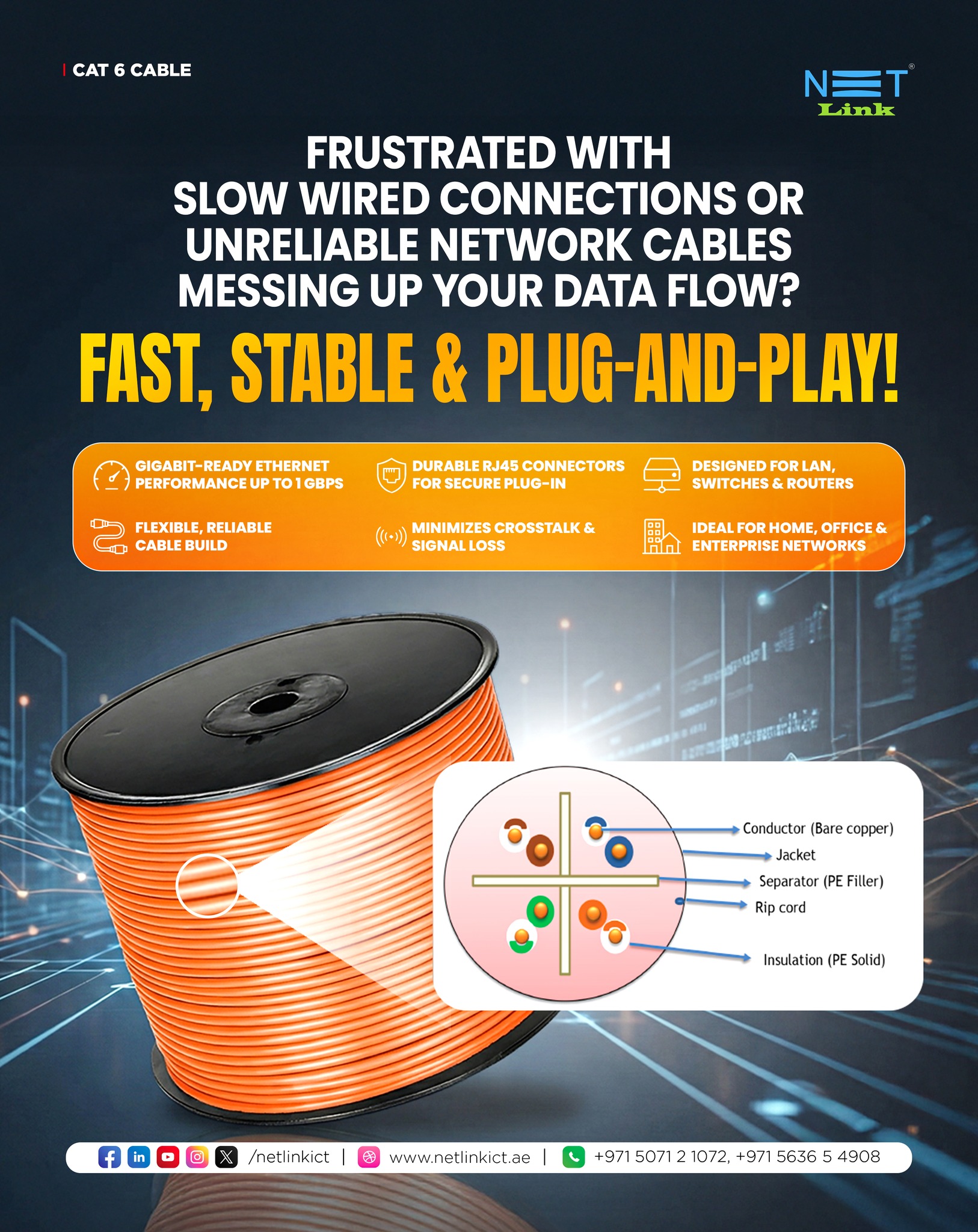 Netlink - Tired of slow connections and unstable networks? Upgrade to ...