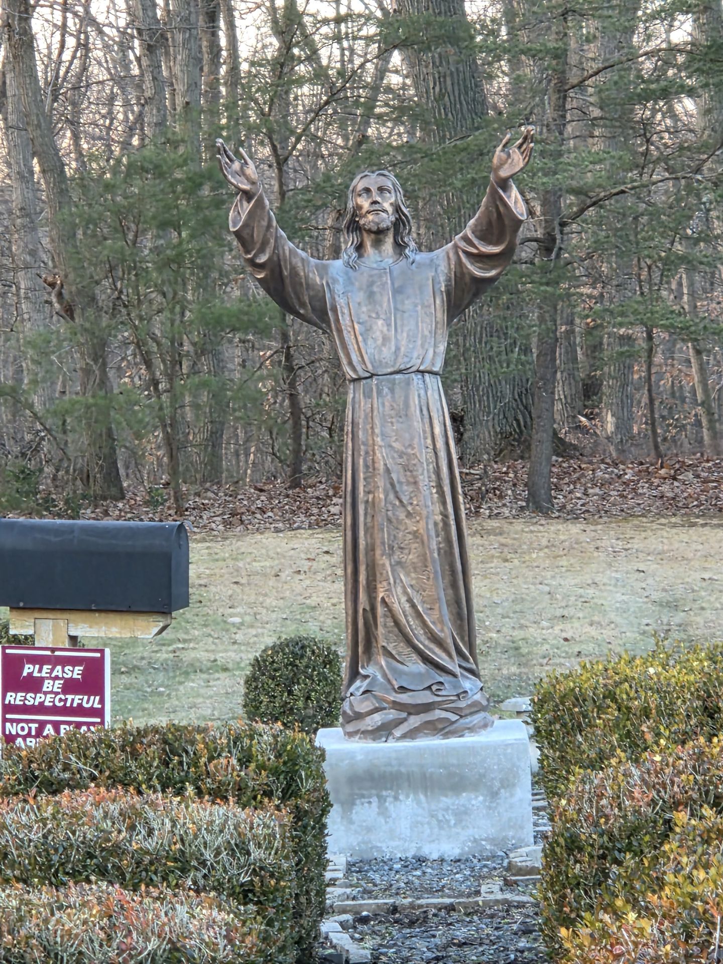 St - Welcome, Christ of the Abyss! The statue of Christ of the Abyss ...