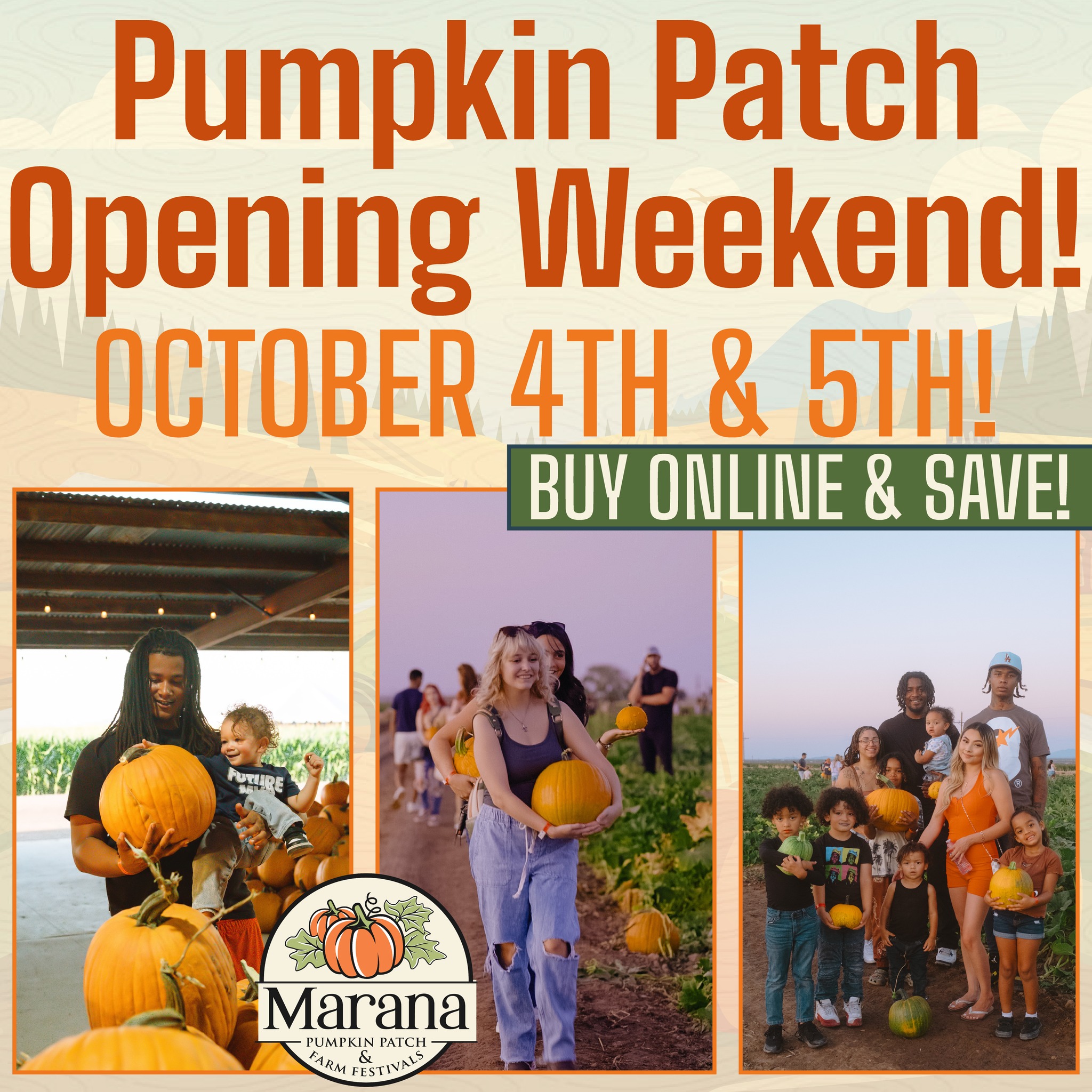Mark your calendars! Oct. 4 & 5 is... - Marana Pumpkin Patch | Facebook