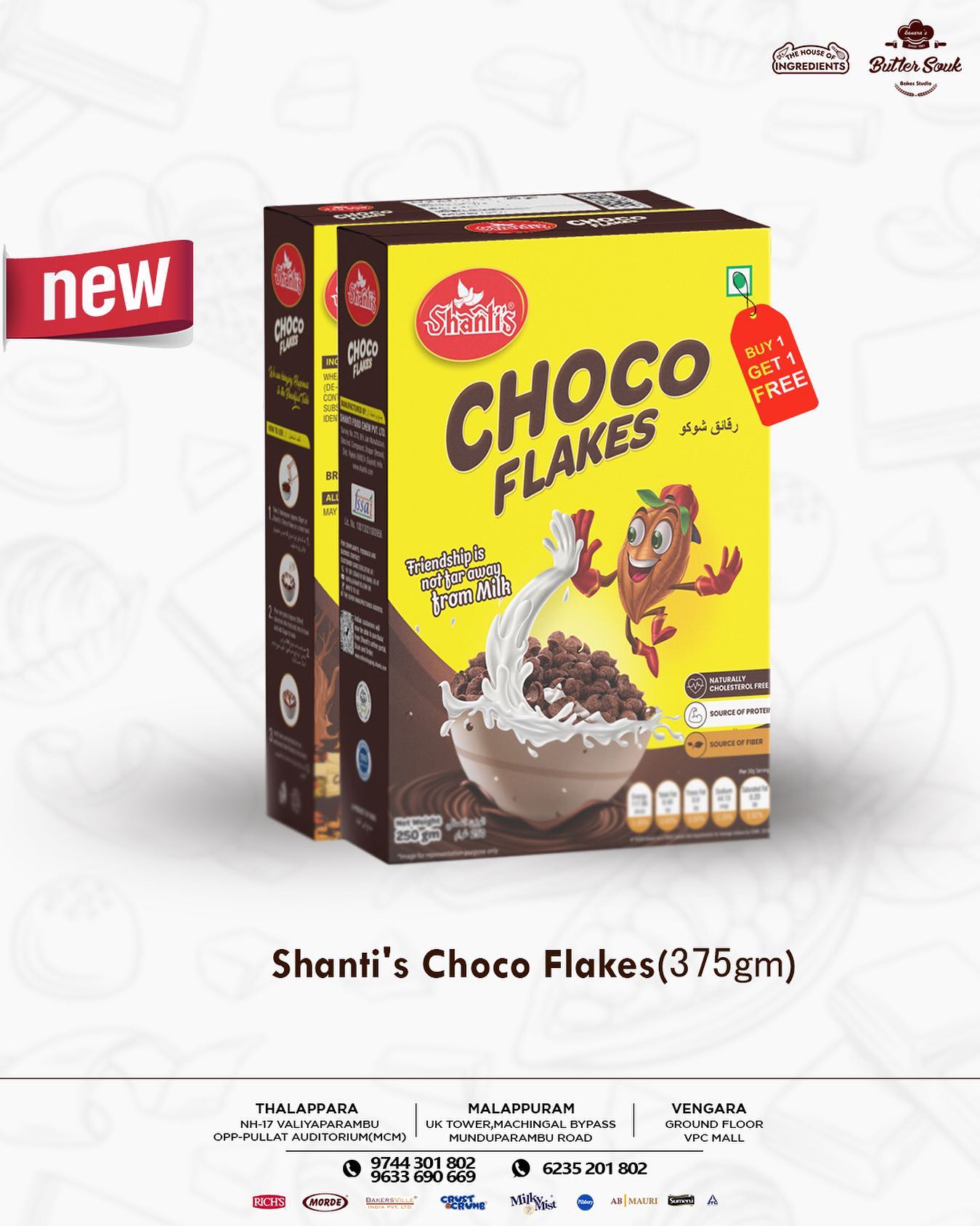 Butler Souk - Shanti’s Choco Flakes (375gm) New Stock ⚡️...