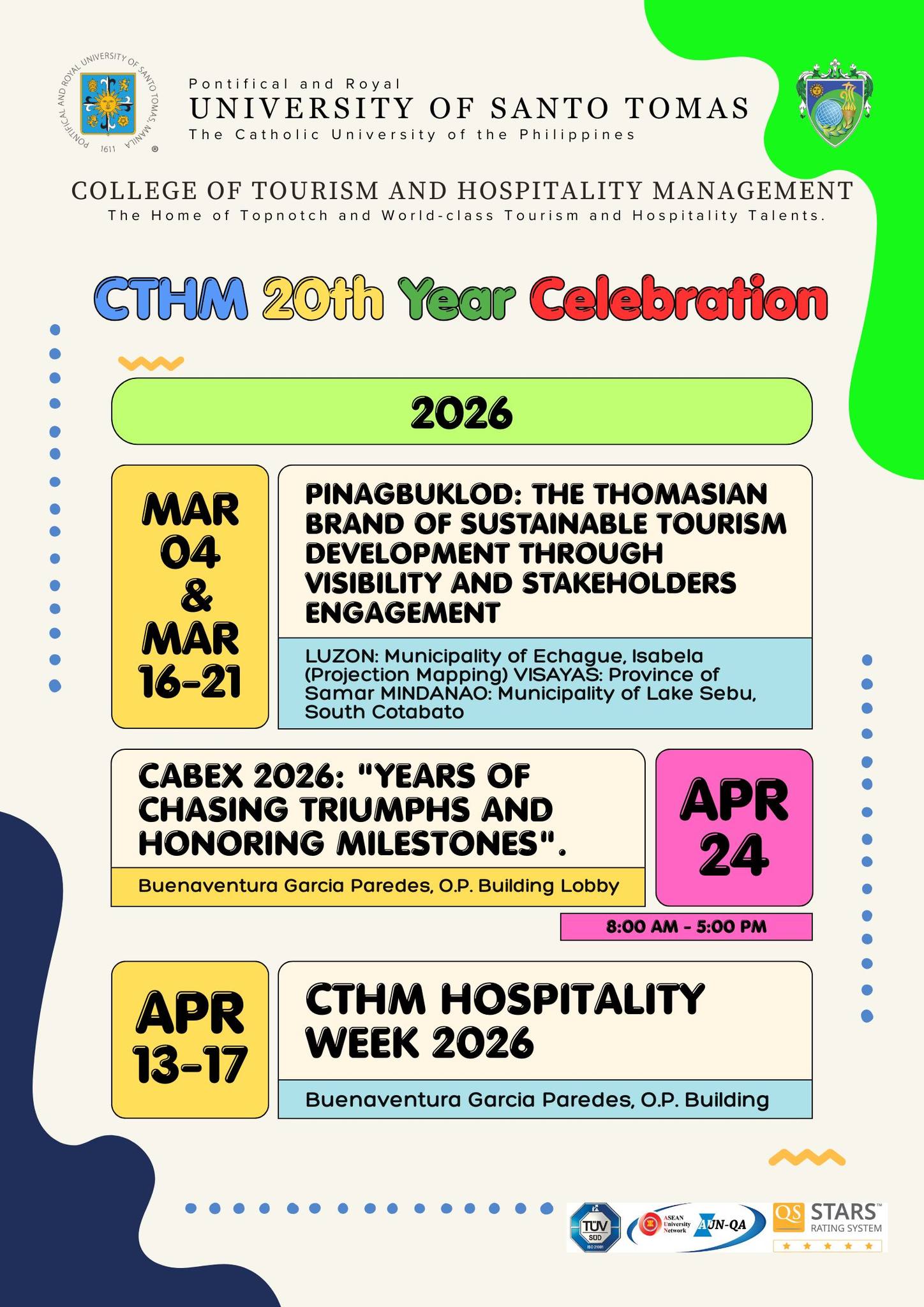 Mabuhay... - UST College of Tourism and Hospitality Management | Facebook