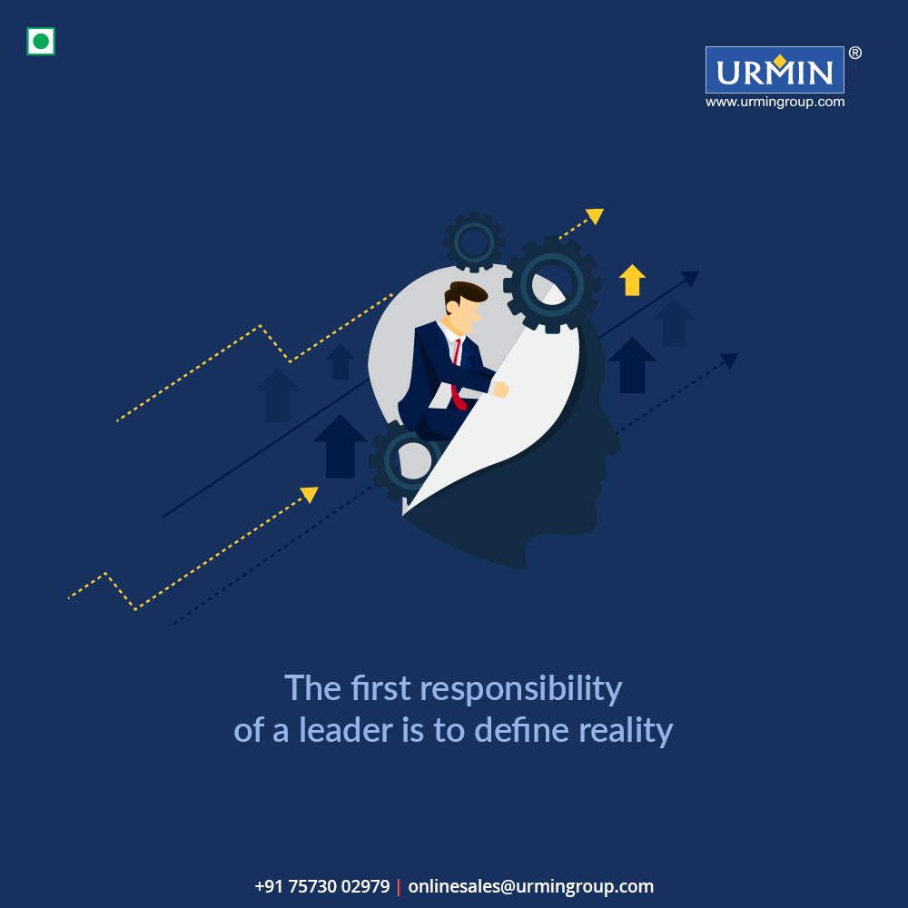 Urmin Group - The first responsibility of a leader is to...