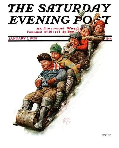 Norman Rockwell's 1928 Saturday Evening Post cover