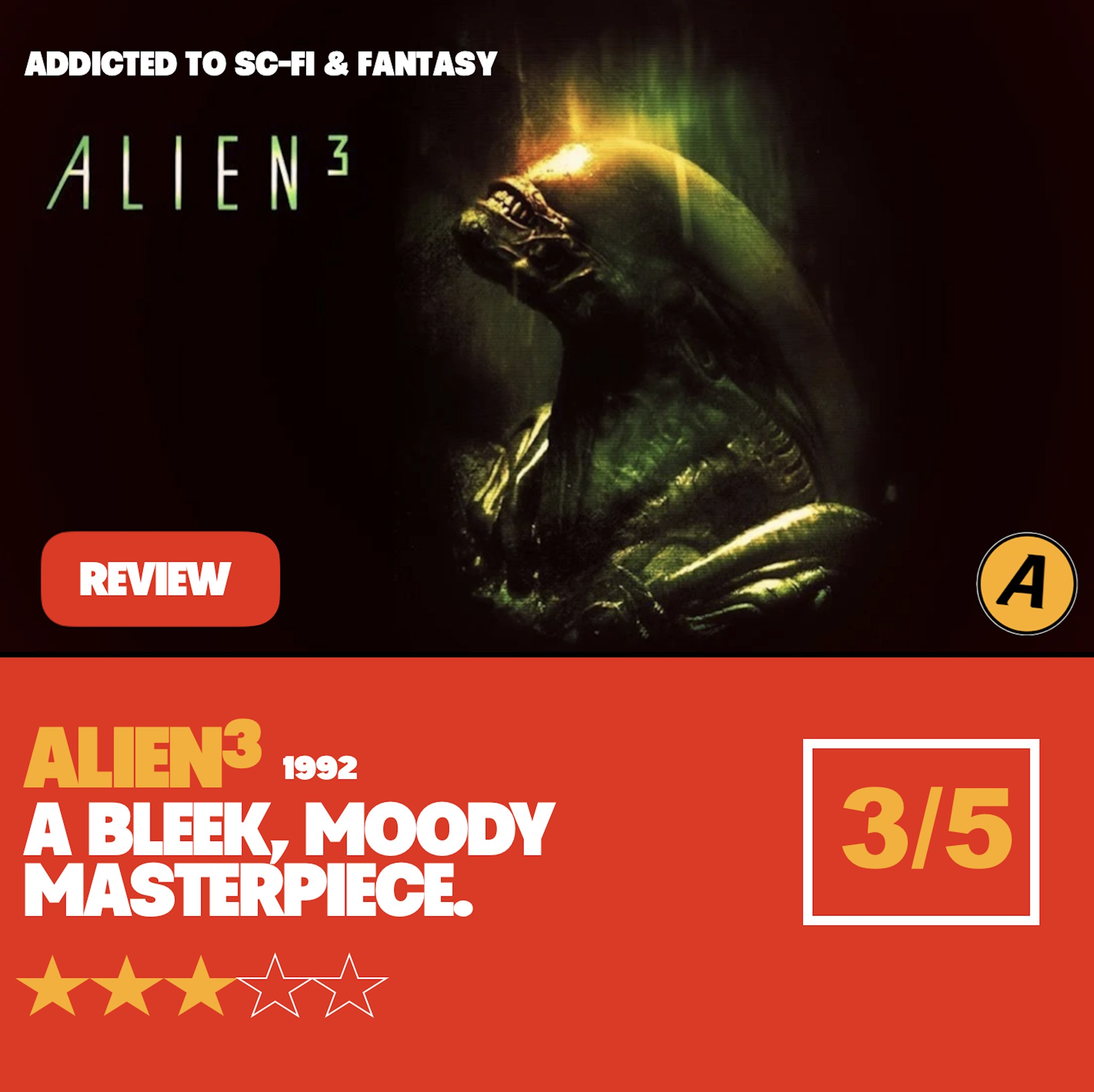 Addicted - Alien³ (1992) David Fincher’s Alien³ is one of the most ...