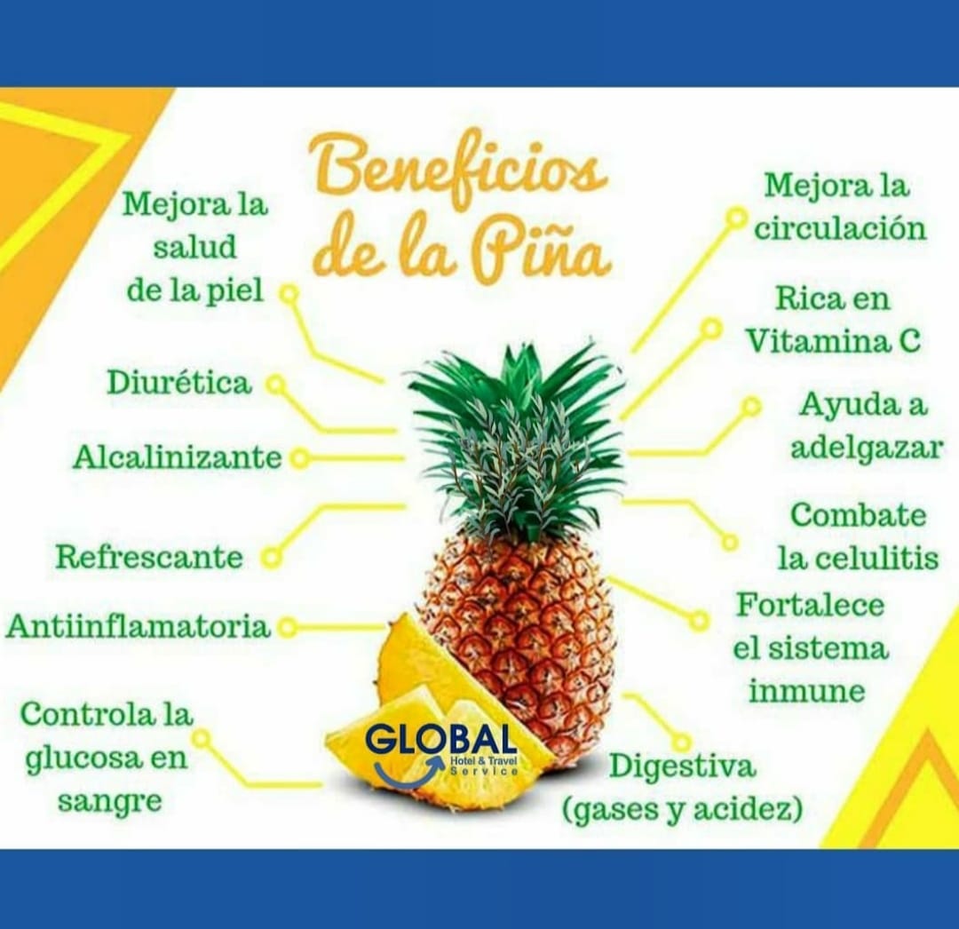 La piña es una fruta... - Global Hotel & Travel Service