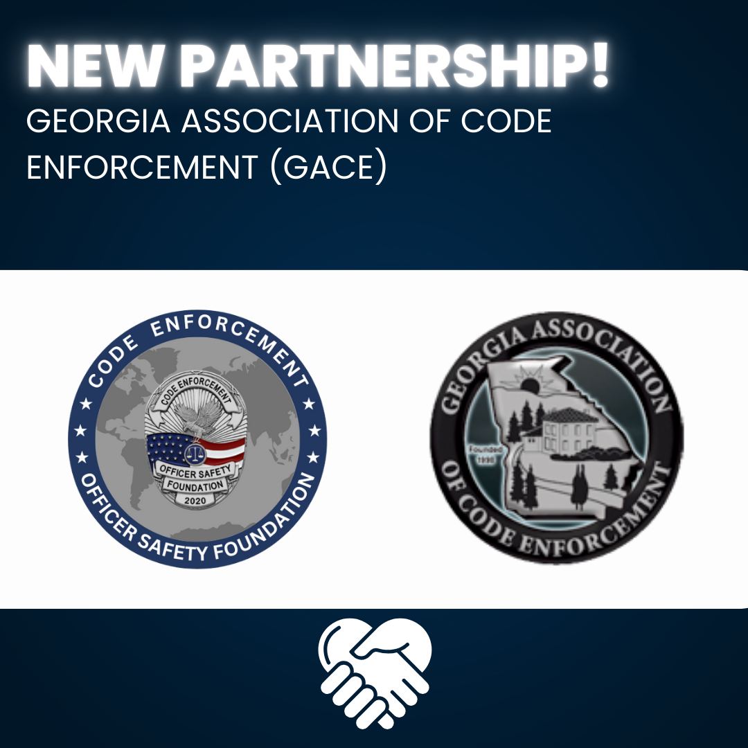 📣 NEW... - Code Enforcement Officer Safety Foundation | Facebook