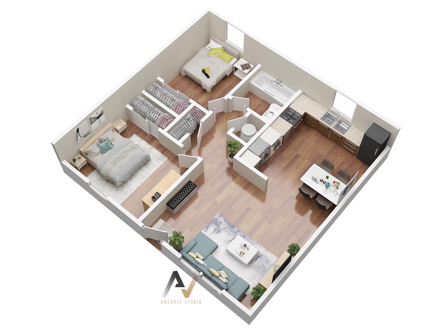 Archvizstudio3D - The 3D floor plan Contact us for 2D&3D... | Facebook