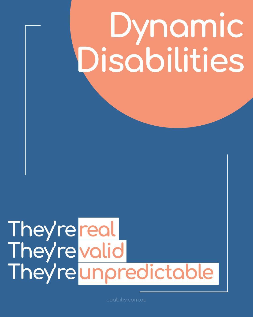 CoAbility - Let’s talk about dynamic disability! Also... | Facebook