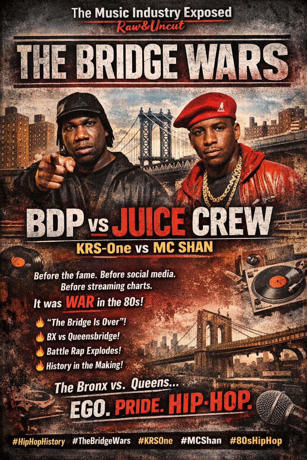 🎤🔥 One of the First Major Beefs in Hip-Hop History: The Bridge
