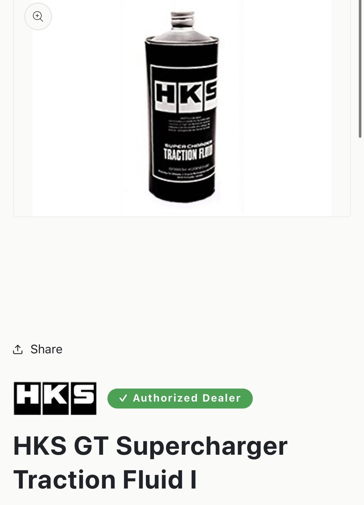 What oil to use and when to change HKS GT2 supercharger oil?