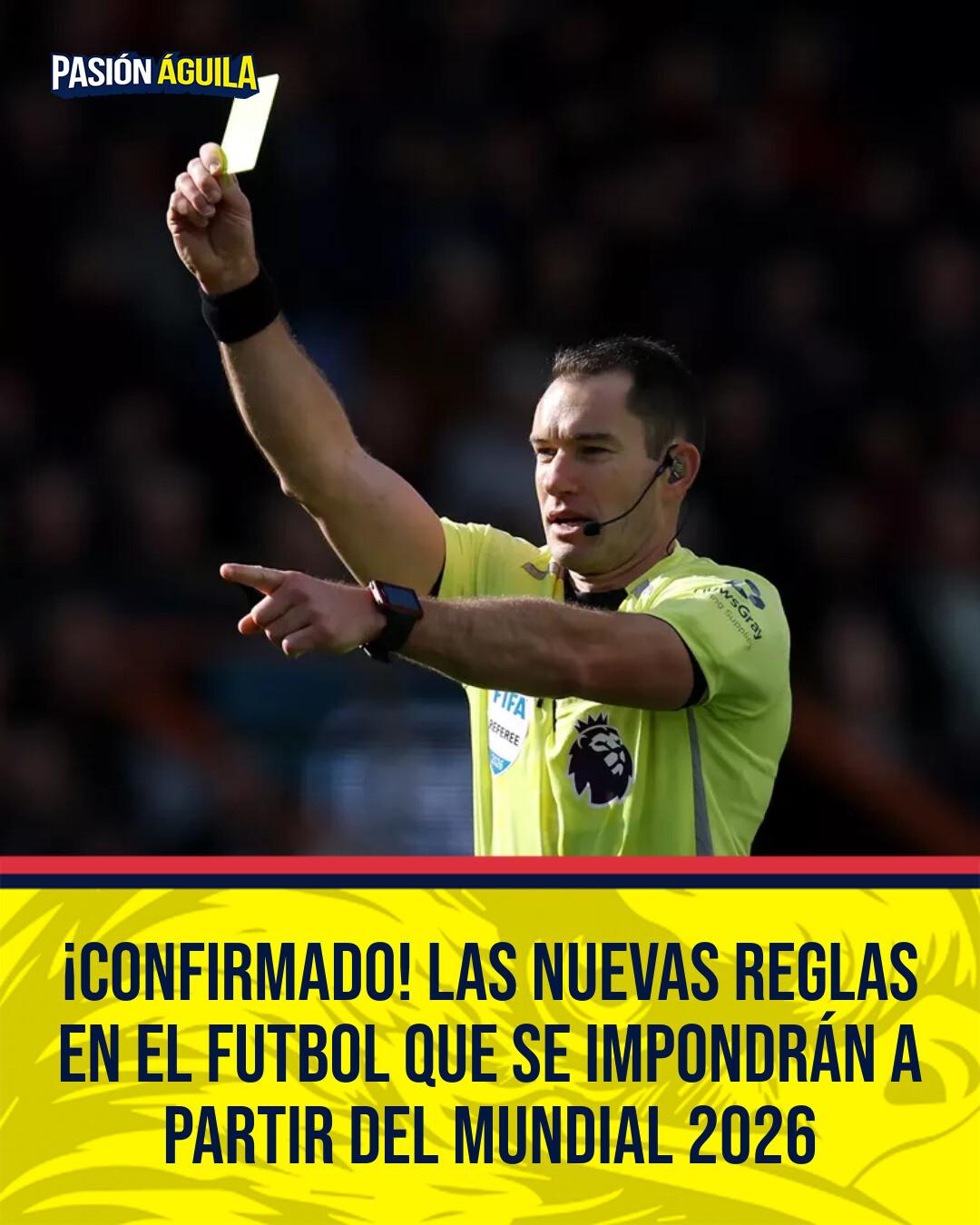 Pasión - 🚨 ¡CONFIRMADO! 🚨 A partir del Mundial 2026 se pondrán en ...