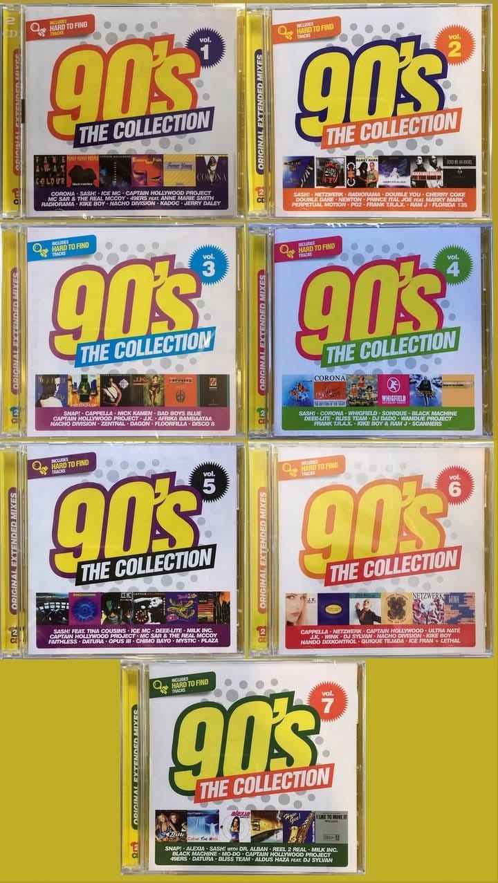 90's The Collection – Vol.1 - Vol. 7 (14 CD WAV) Label: Blanco Y