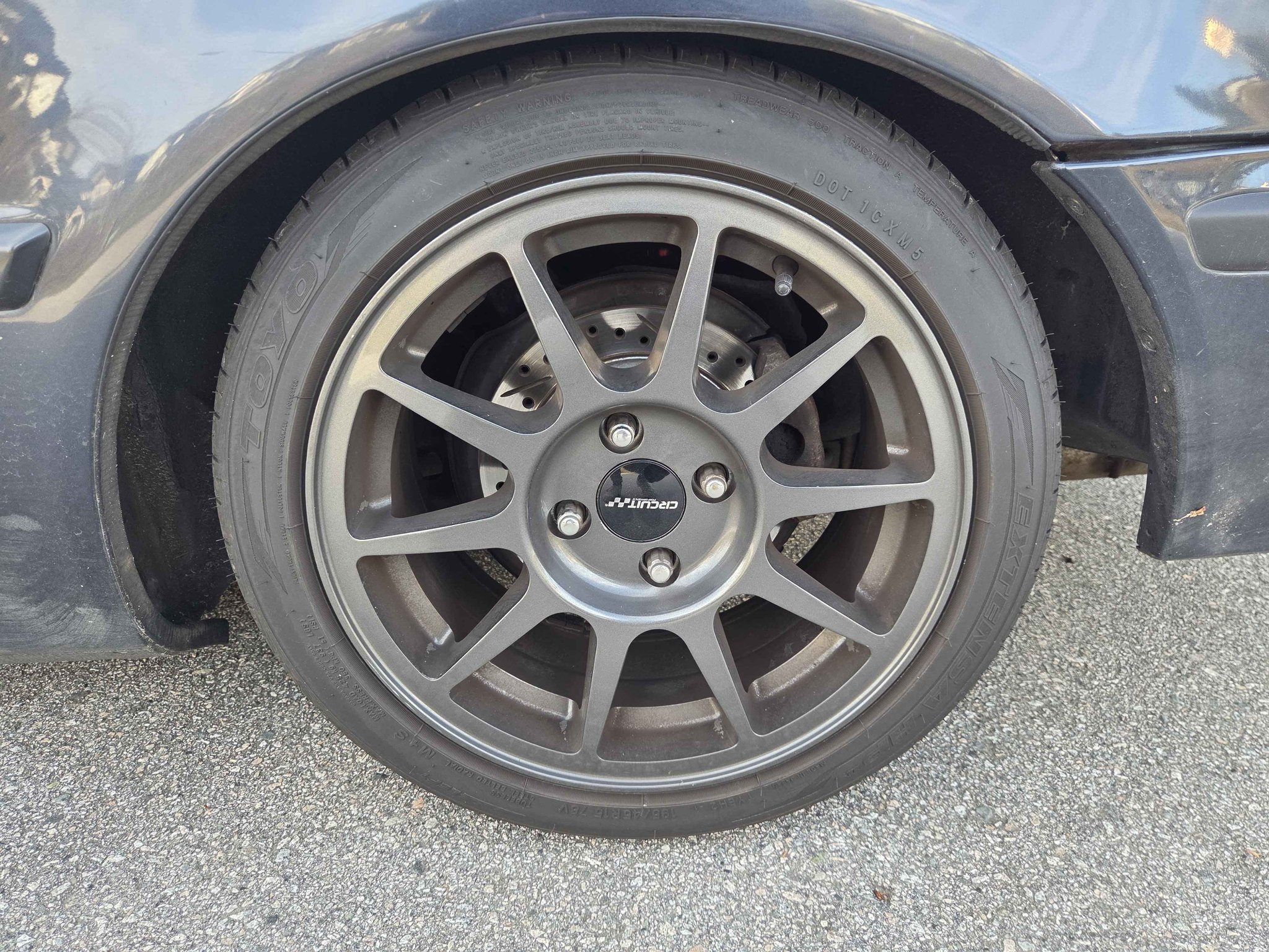 4x100 15x7 Circuit Performance CP23 rims and tires - Car Wheels, Tires ...