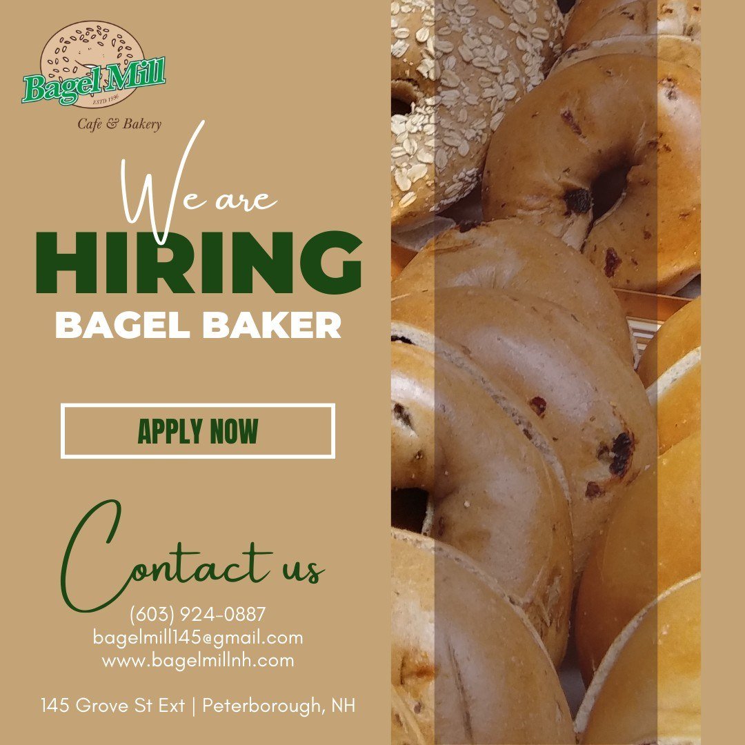 WE’RE HIRING! As we humbly... - The Bagel Mill Cafe & Bakery | Facebook