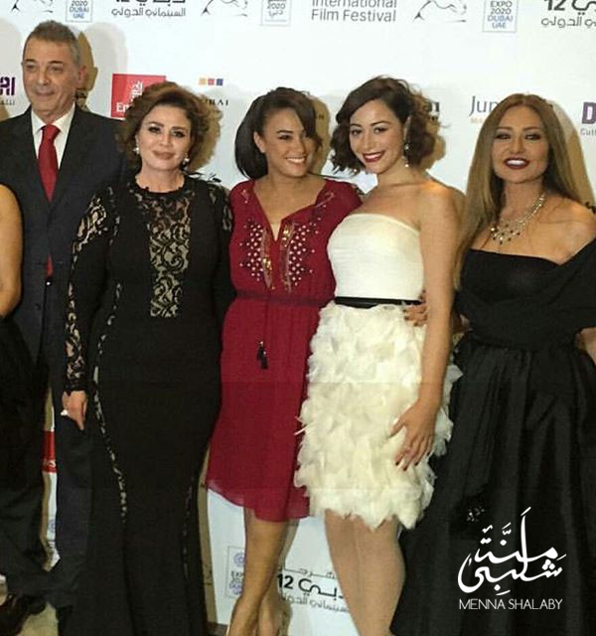 Menna Shalaby منة شلبي من العرض الخاص لفيلم نوارة فى مهرجان دبي السينمائى الدولى فى دورته ال12 Facebook