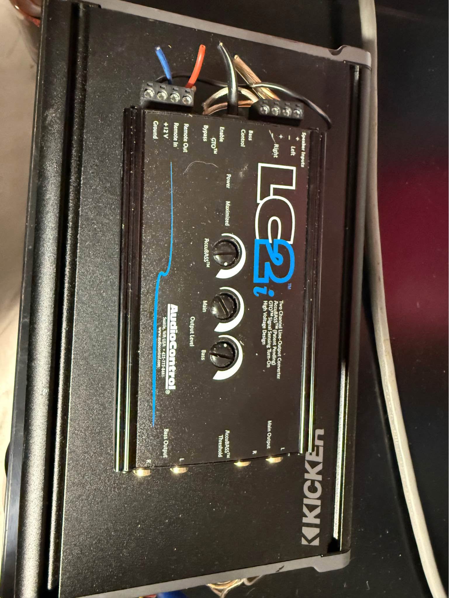 1200W Kicker amp with Lc2 Audio control - Pro Audio Equipment ...