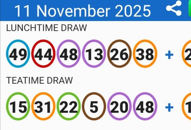 UK49 Lunchtime and teatime I (Terry Terry) | Teatime results 15-31-22-5 ...