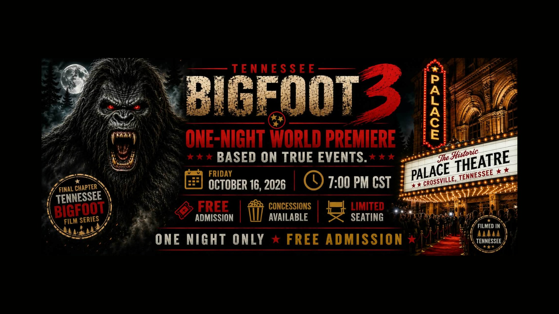 Tennessee Bigfoot 3 World Premiere