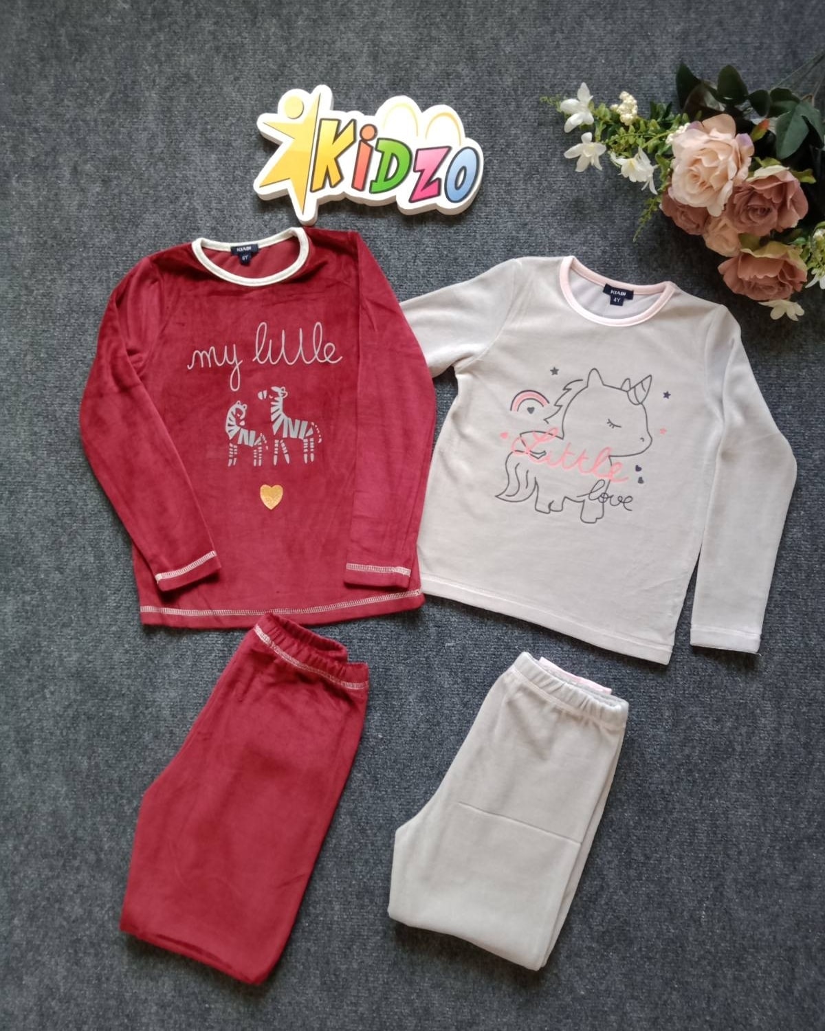 Kidzo Draria Pyjama Velour Fille Kiabi Age 4 6 8 10 Facebook