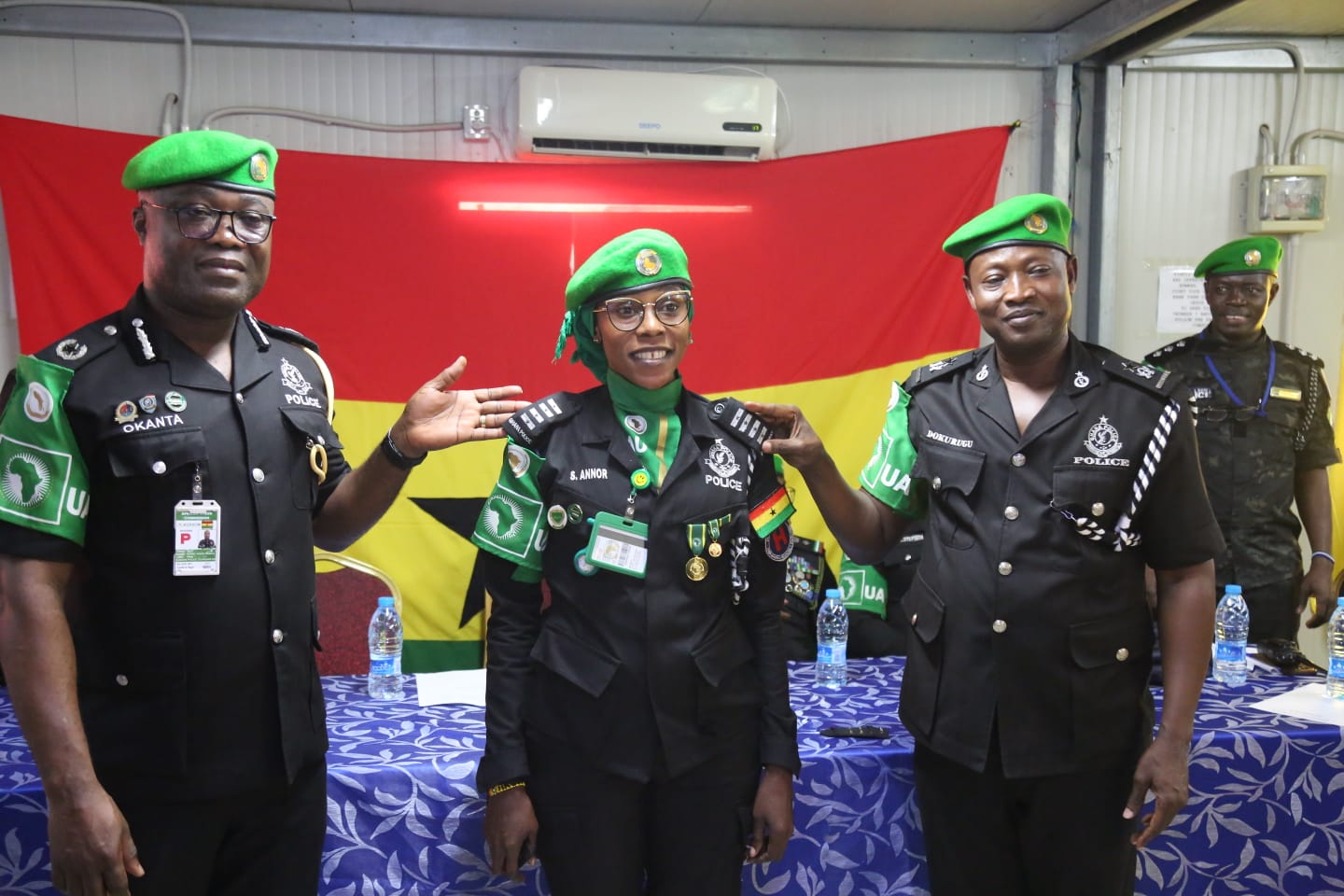 Forty-three AUSSOM Ghana Formed Police Unit (GFPU) officers were today ...