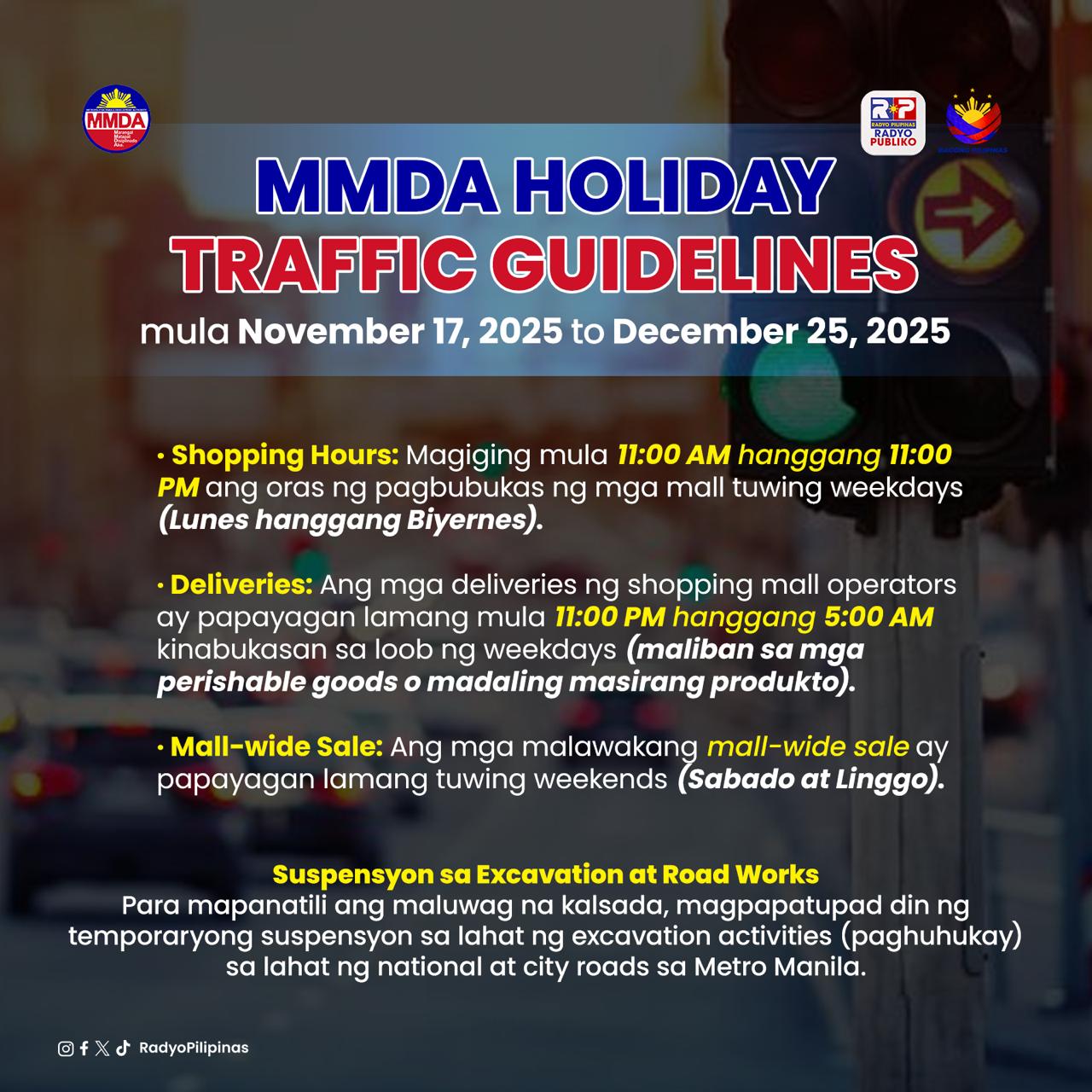 Radyo - Naglabas na ang Metropolitan Manila Development Authority (MMDA ...