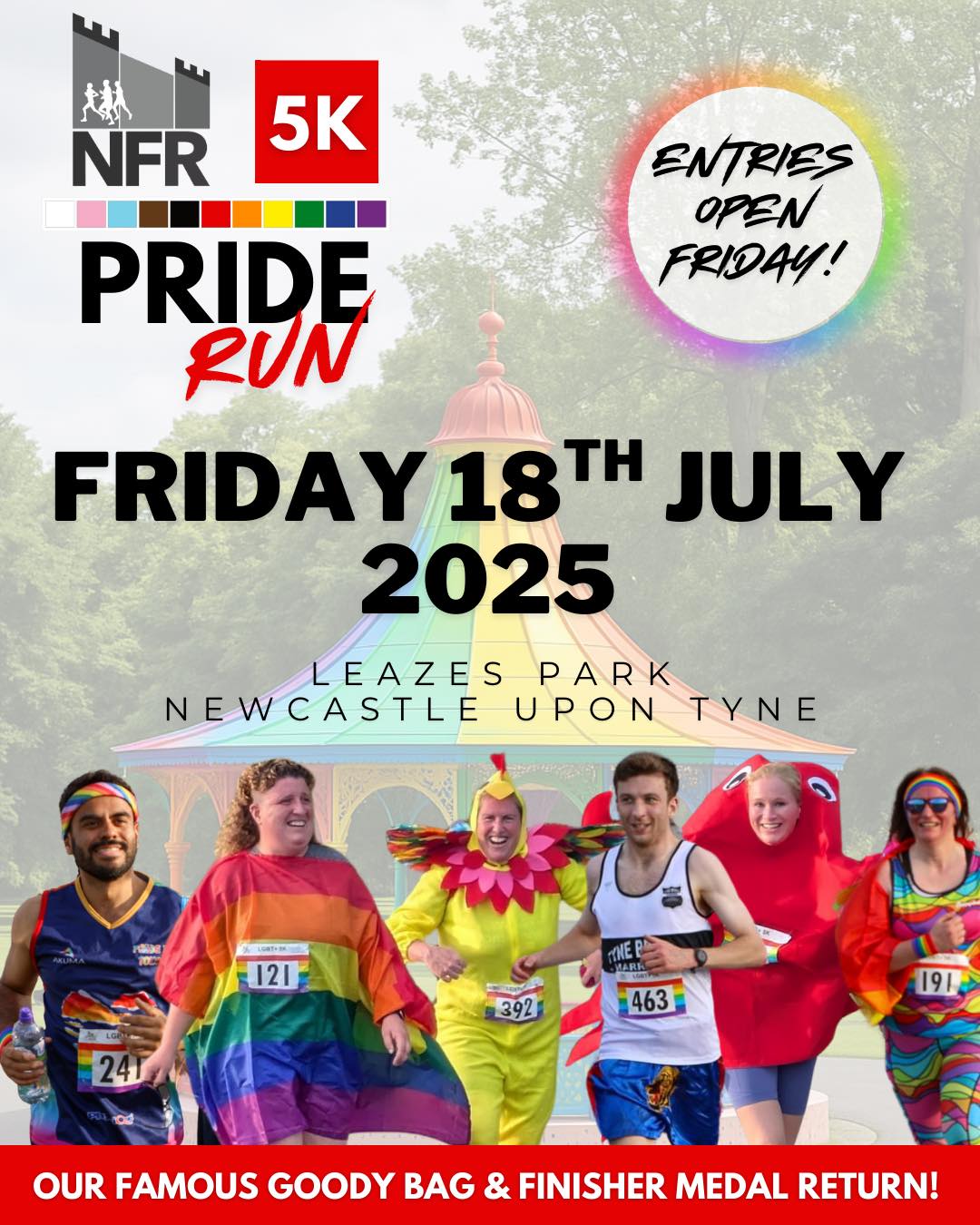 Newcastle - 🏳️‍🌈 NFR Pride Run 2025 🏳️‍⚧️ The most fabulous, colourful ...