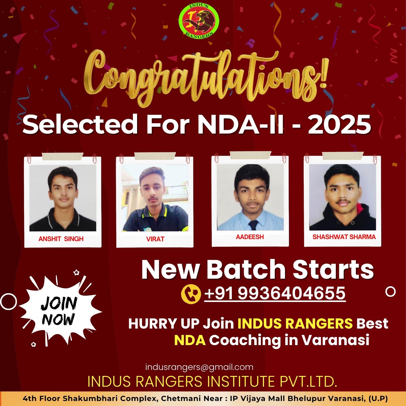 Indus - Congratulations to our proud achievers! We are thrilled to ...