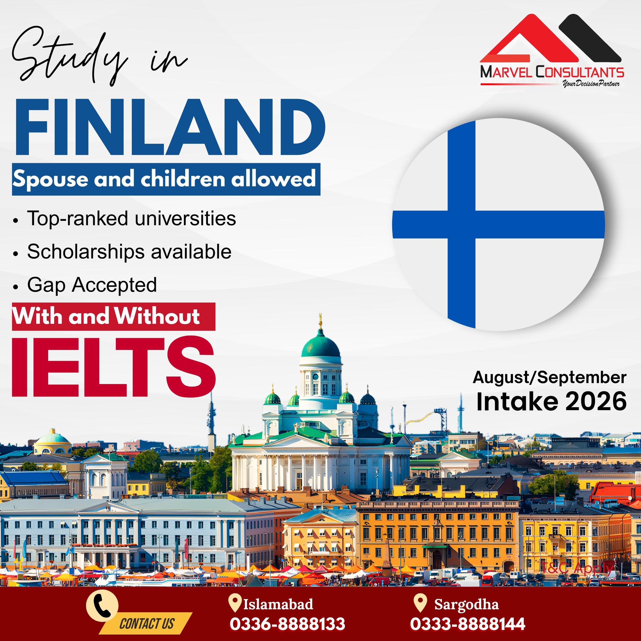 Marvel - 🎓 STUDY IN FINLAND — 2026 INTAKE 👨‍👩‍👧 Spouse & Children ...