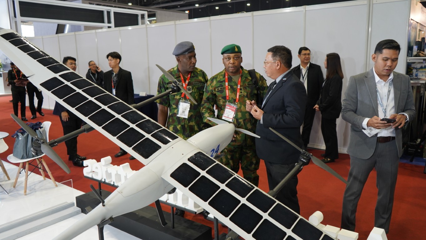 ภาพบรรยายกาศ ณ บูท TAI ที่งาน Thailand Defence & Security 2025 วันที่ ...