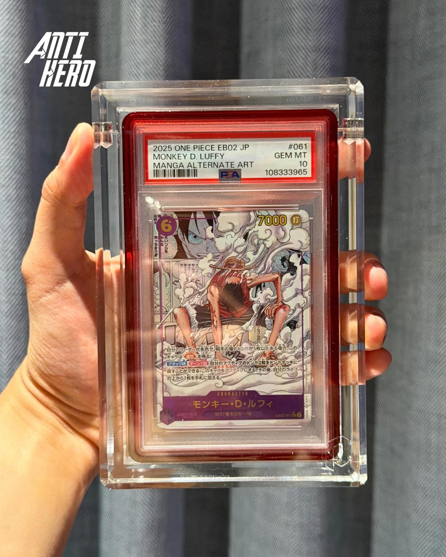 Monkey.D.Luffy (manga) (JP) PSA 10 One Piece SEC • EB02-061 📍4F
