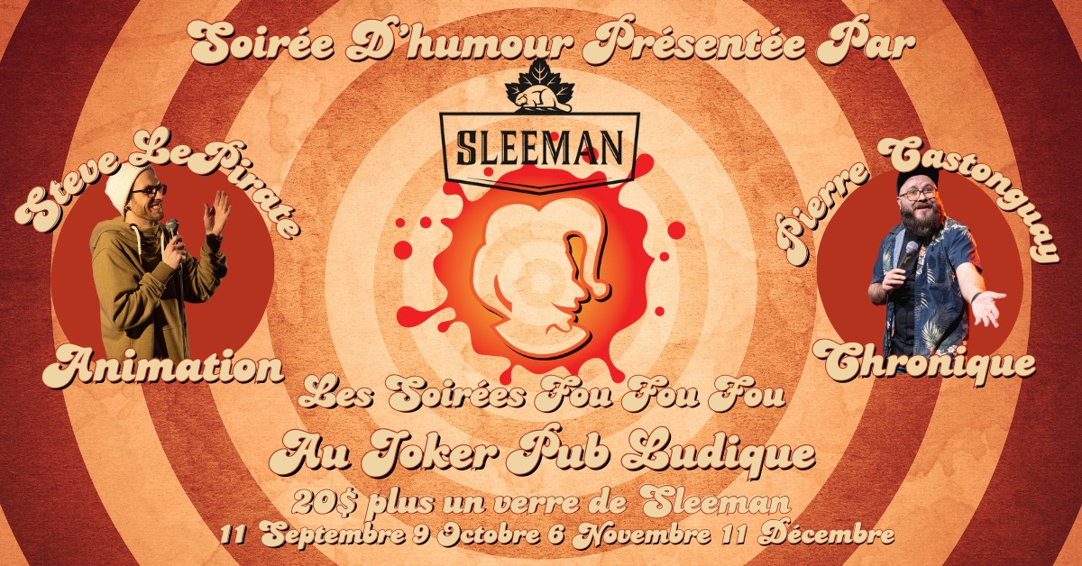 Les soirées d'humour fou fou fou au Joker Pub