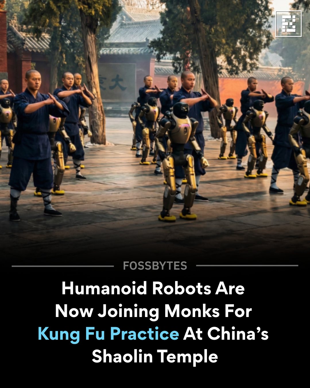 Fossbytes - Humanoid robots were seen practicing Shaolin Kung Fu with ...