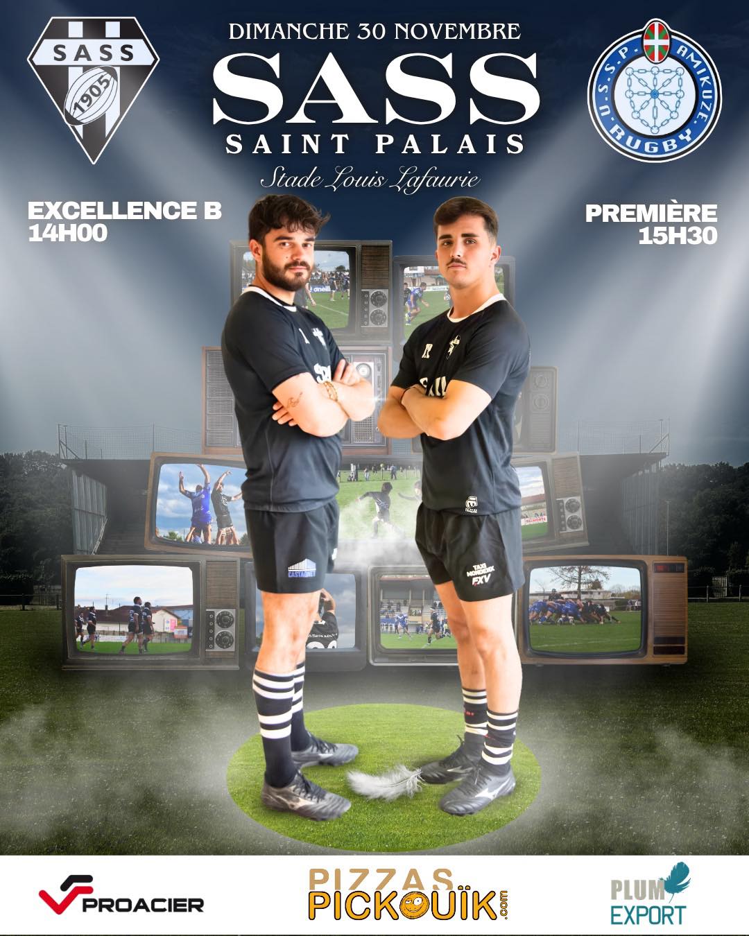 SASS - 🔥 Dimanche 30 novembre – Stade Louis Lafaurie 🔥 Le SASS reçoit ...