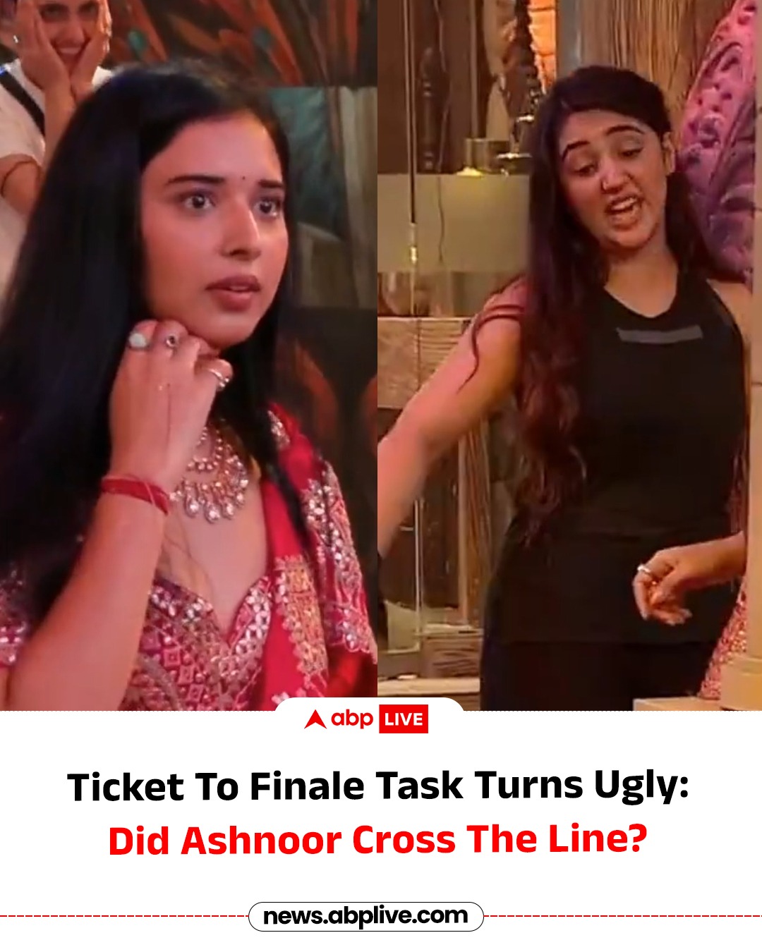 ABP - Ashnoor Kaur and Tanya Mittal’s feud blew up during the Ticket To ...