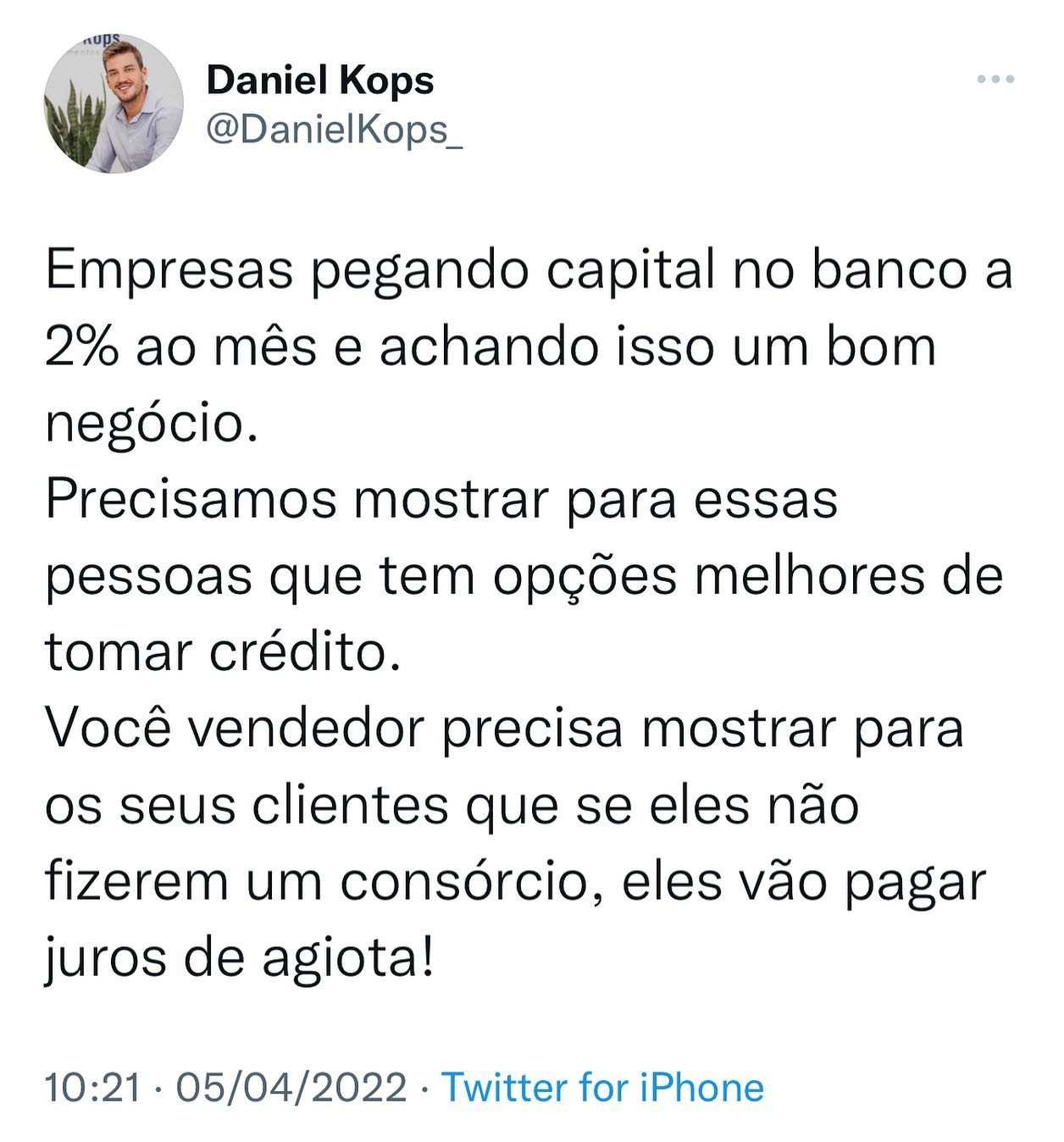 Daniel Kops - Precisamos levar a informação para nossos... | Facebook