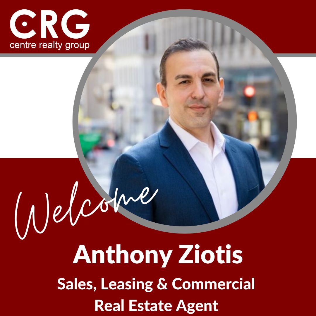 Centre - 🎉 Welcome Anthony Ziotis to the CRG Family! 🎉 We’re excited to ...