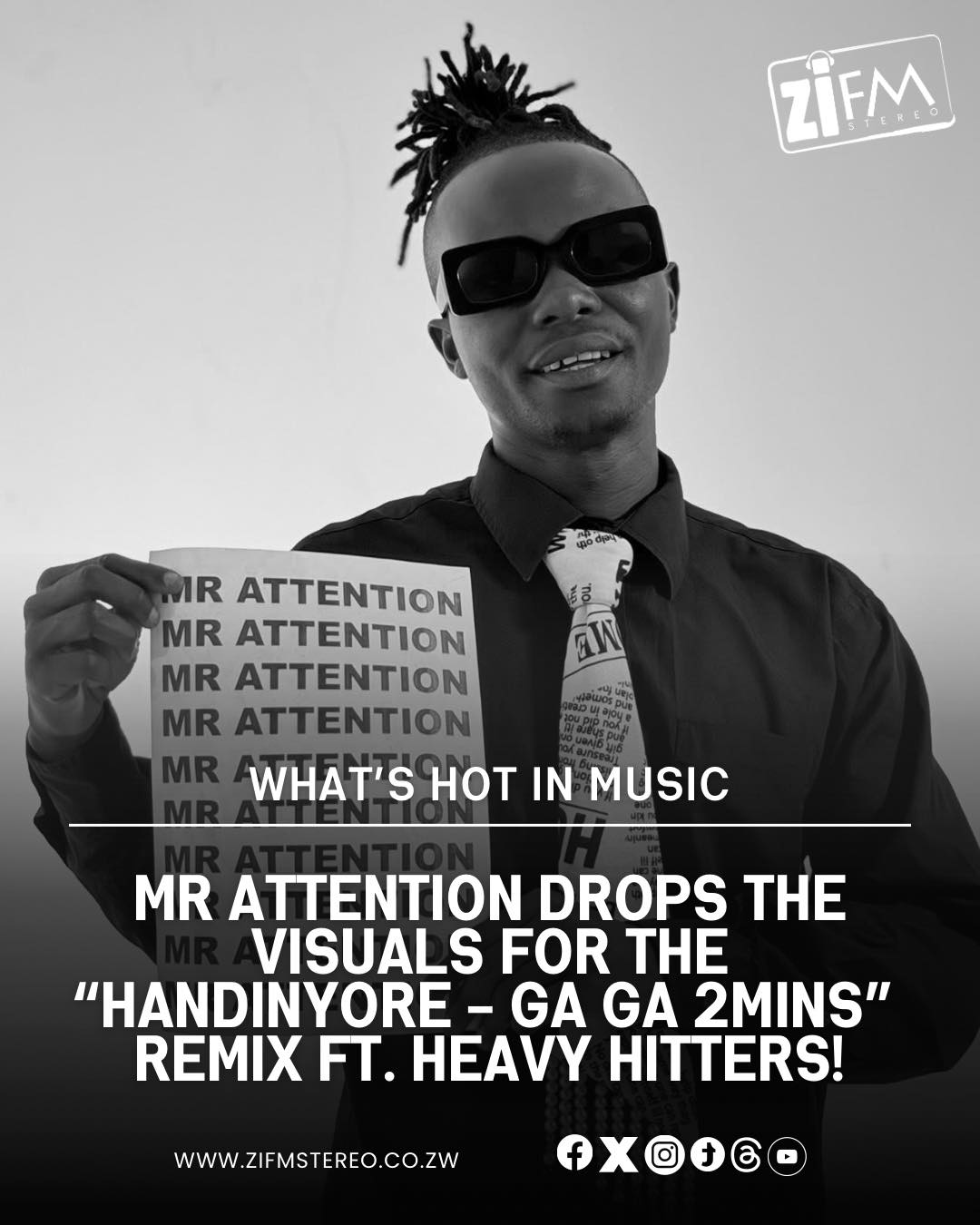 ZiFM Stereo - Rising star Mr. Attention has released the... | Facebook