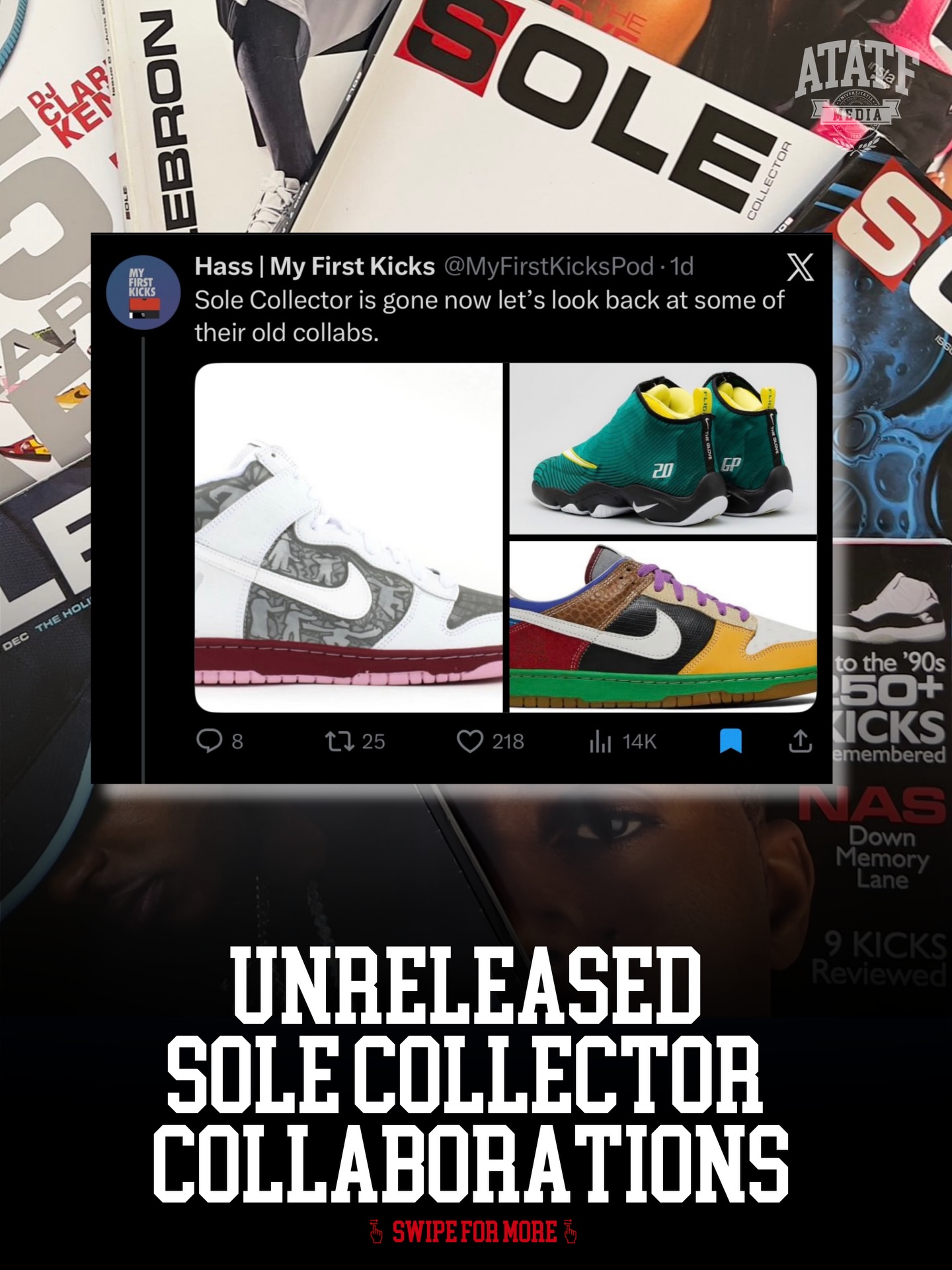 By now, you should know that Sole Collector is gone. Nick DePaula