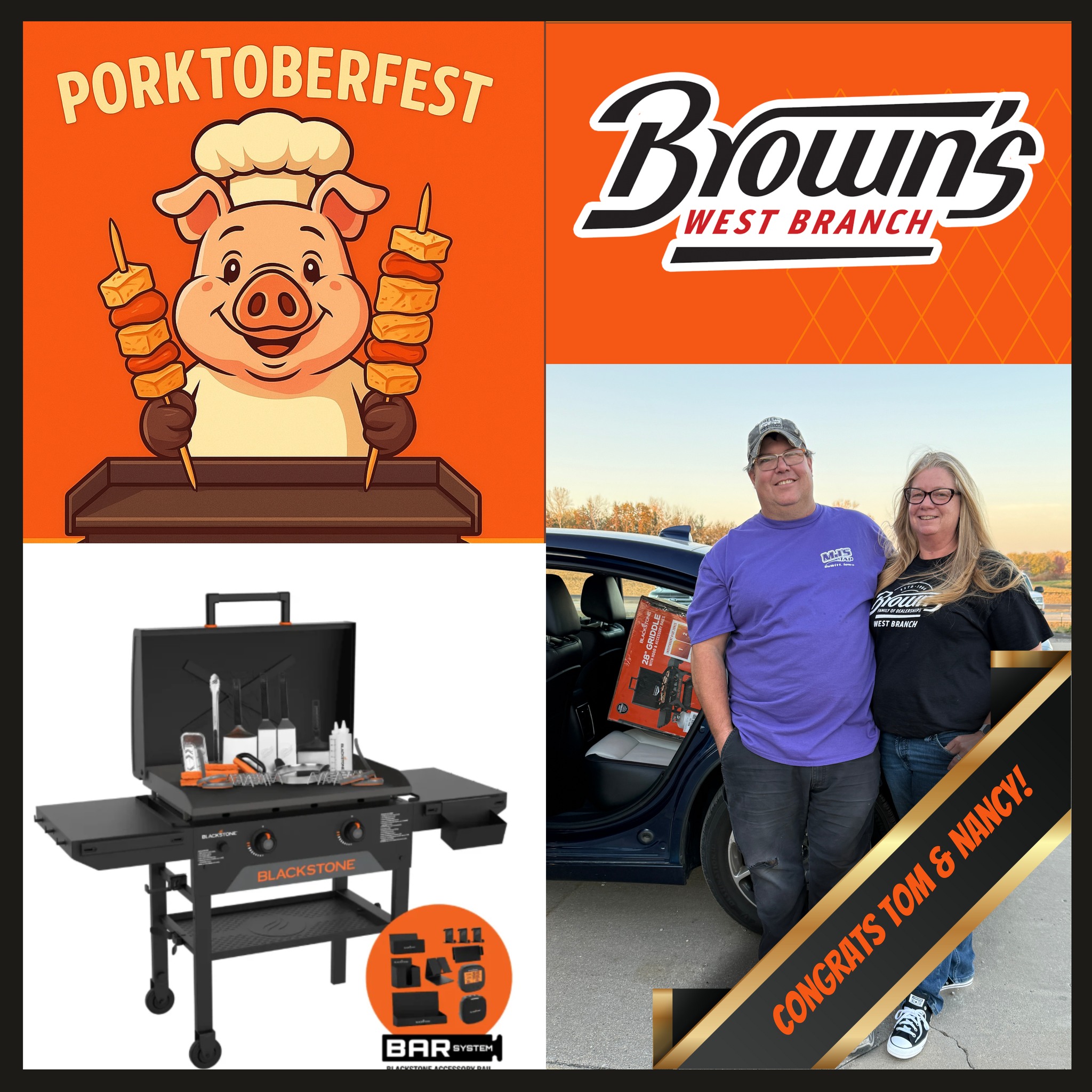 Brown's - 🥓🔥 Congratulations to Tom & Nancy Welsch! 🔥🥓 We’re thrilled ...