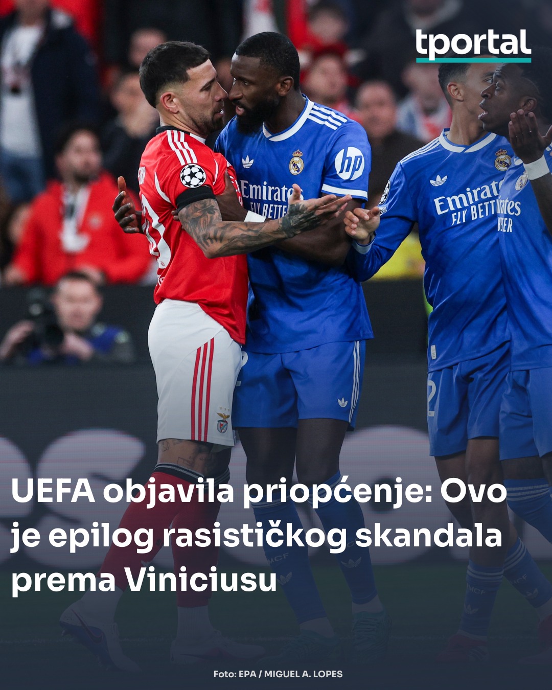 Tportal.hr - UEFA se oglasila povodom rasističkog skandala koji je ...