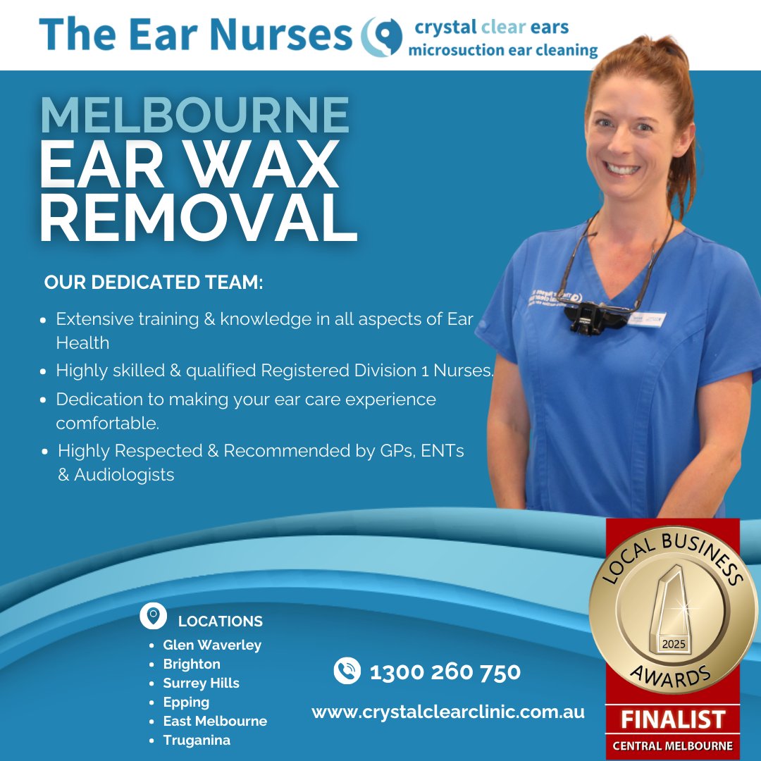 Our Ear Nurses bring... - Ear Nurses from Crystal Clear Ears | Facebook