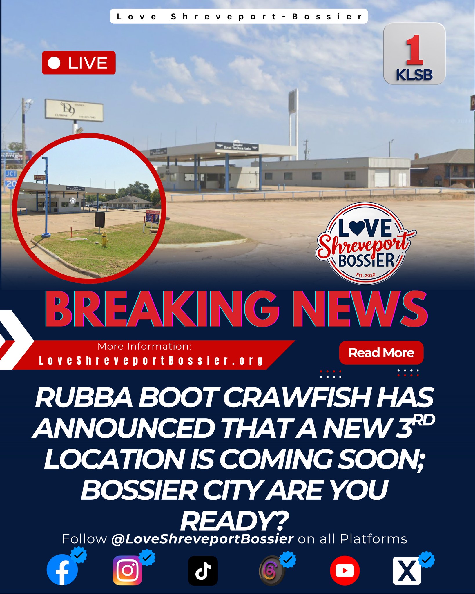 Love - Rubba Boot Crawfish Has Announced That a New 3rd Location Is ...