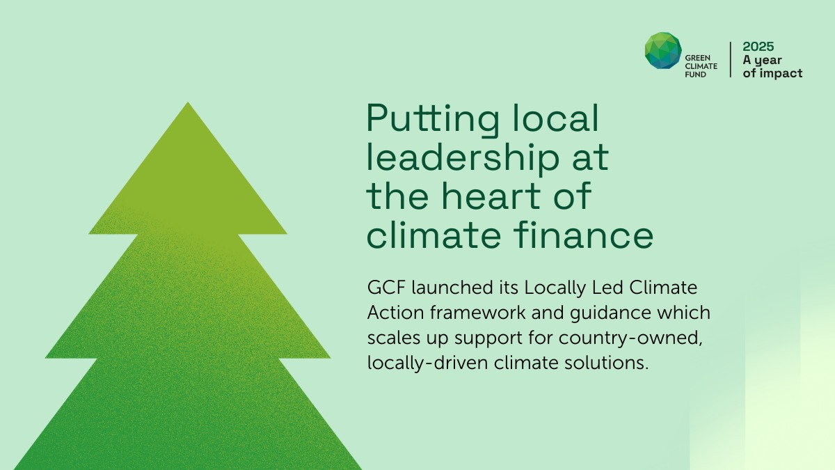 Locally Led Climate Action (LLCA) is... - Green Climate Fund | Facebook