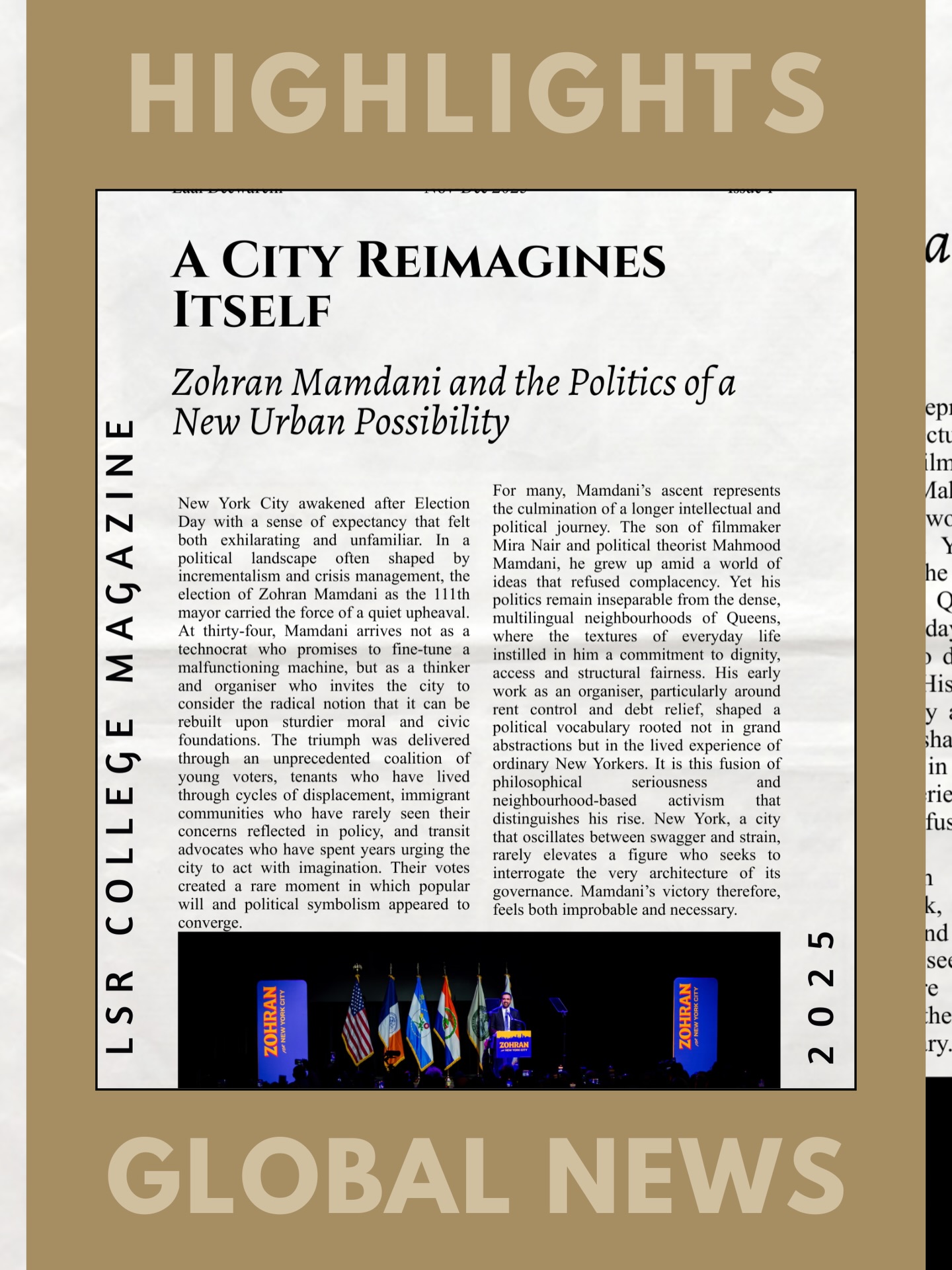 The LSR College Magazine