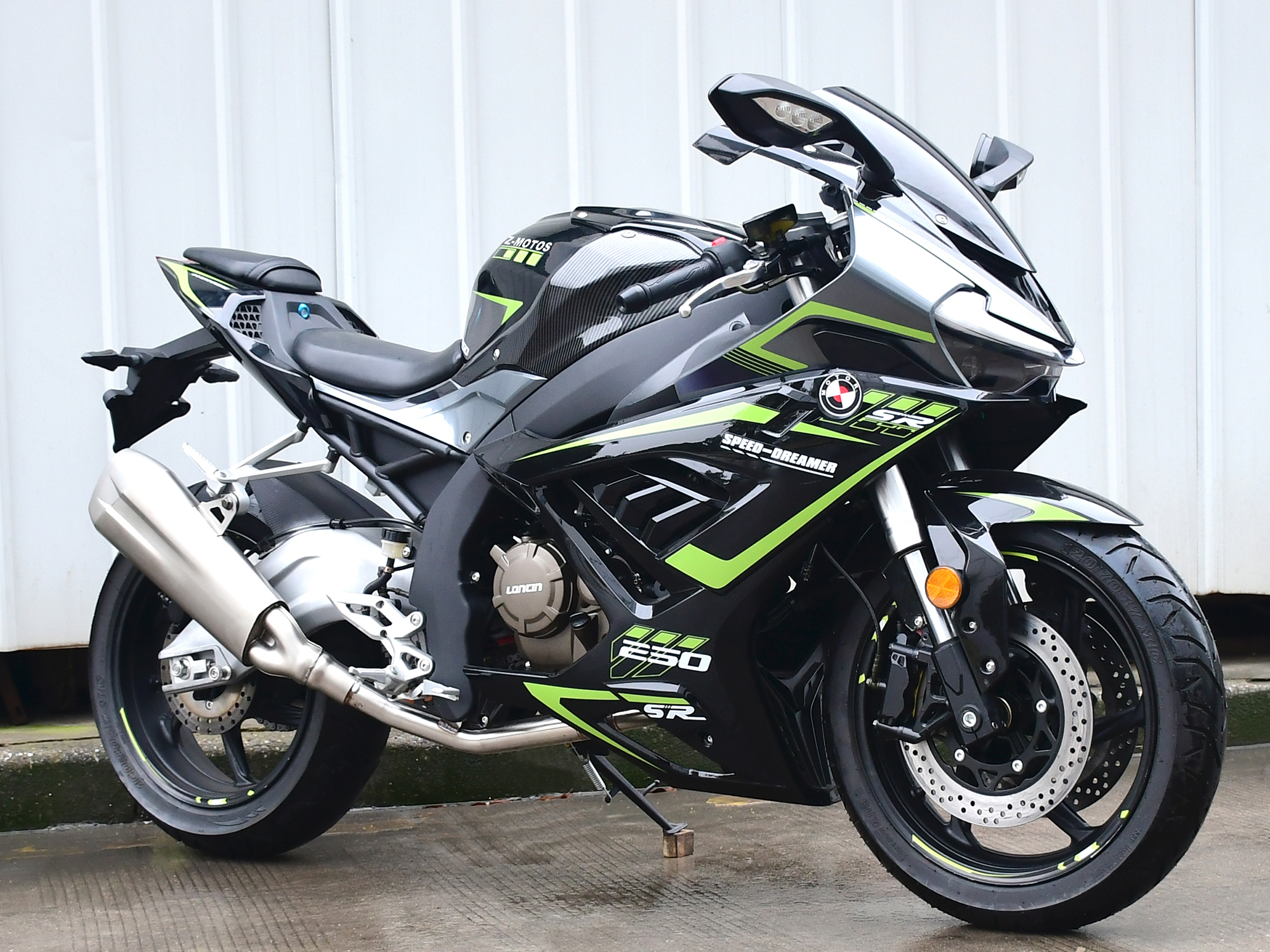 Our latest motorcycle in 2026: RZM250B-8C It can be equipped with