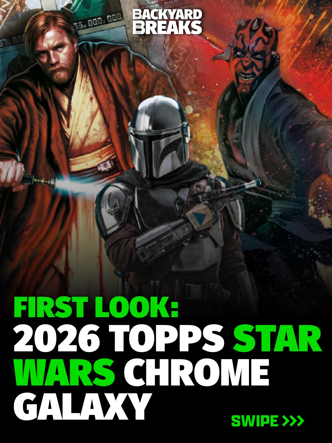 These Star Wars Galaxy Chrome cards look INSANE 🔊🔥 Will you be