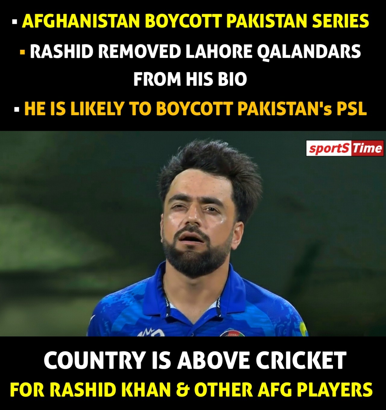 SportsTime247 - Respect to Rashid Khan! | Facebook